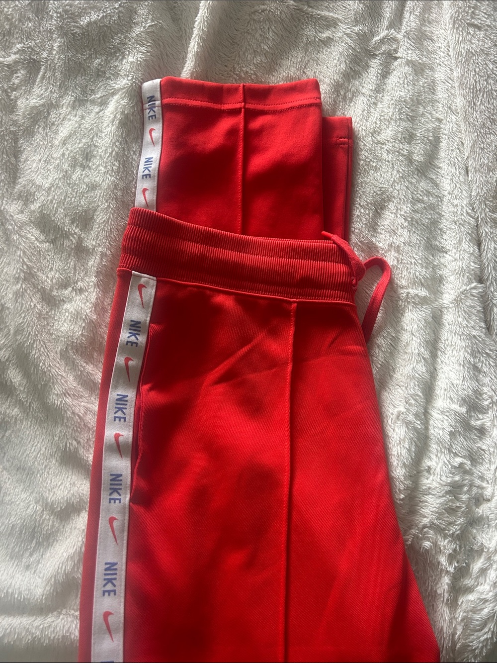 Nike  Red Athletic Track Pants